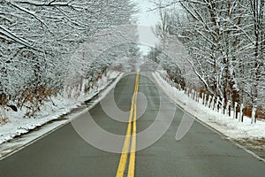 Highway in the Snow