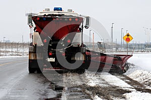 Highway snowplow