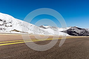 Highway on tibet plateau