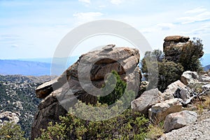 The highway to Mt Lemmon in Arizona