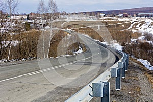 Highway to the Siberian village of Ust-Khmelevka