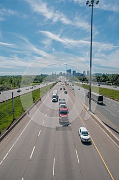 Highway 401 in Toronto, Ontario, Canada