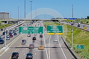 Highway 401 in Toronto, Ontario, Canada