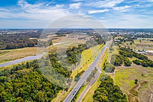 Highway towards Sale town in Victoria Australia.