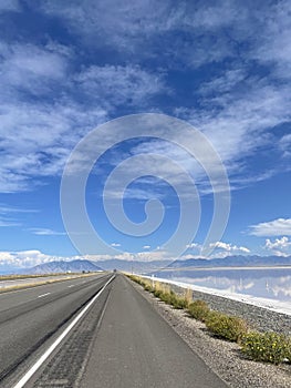 Highway Travel to the Utah Salt Flats
