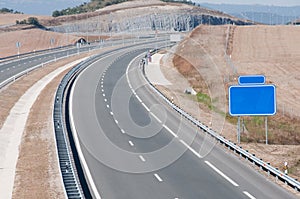 Highway under construction