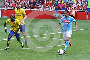 Higuain in Arsenal-Napoli