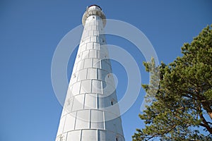 Hiiumaa Takhuma lighthouse in summertime