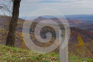 A hike on the Appalachian Trail leads to a mountain overlook