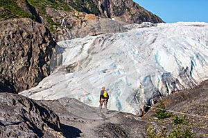 Hike in Exit glacier