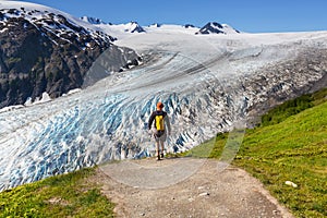 Hike in Exit glacier