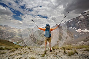 Hike in Fann mountains