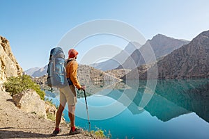 Hike in Fann mountains