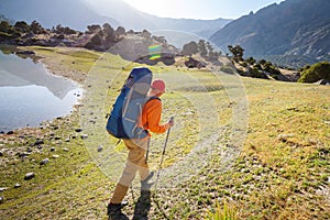 Hike in Fann mountains