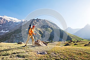 Hike in Fann mountains