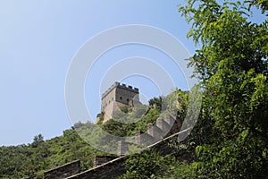 In a hike on the Great Wall of China, the site Badalin photo