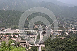 In a hike on the Great Wall of China, the site Badalin photo