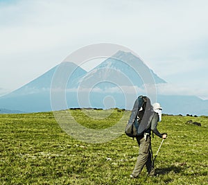 Hike in Kamchatka