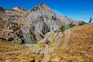 Hike in mountains