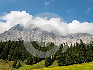 Hike near Ehrwald at the Tiroler Zugspitz Arena