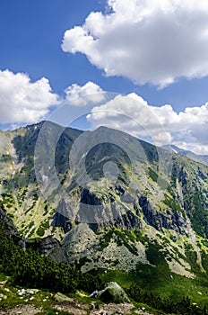 Hike to Predne Solisko mountain, High Tatra, Slovakia