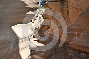 Willis creek slot canyon in escalante utah photo