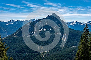 Hike from Zoeblen to Schoenkahler in the beautiful Tannheim Valley photo