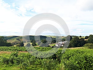 Hikeing across the hills in Shropshire