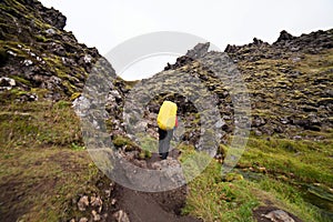 Hiker Laugavegur Trek - Iceland