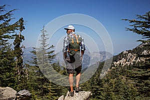 Hiker on lician way