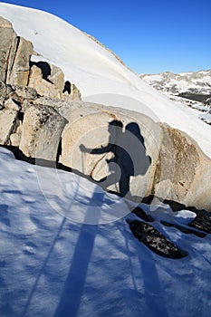 Hiker shadow