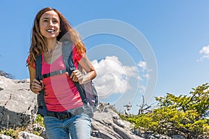 Hiker woman