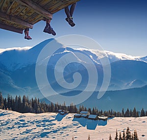 Hikers enjoying the Hoverla