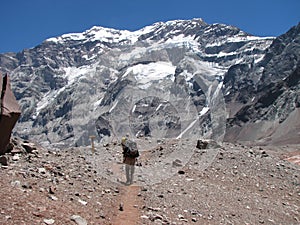 Hikers in the mountain