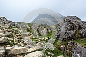 Hiking along the PYG track up to Snowdon mountain - 2 photo