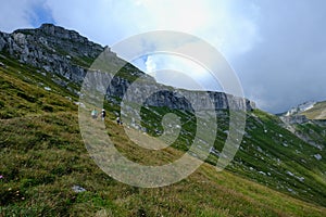 Hiking from Babele to Omu Chalet Route, Bucegi Plateau