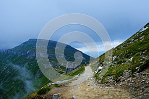 Hiking from Babele to Omu Chalet Route, Bucegi Plateau