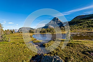 Hiking the backcountry of Glacier National Park