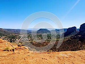 Hiking in a beautiful Sedona Arizona USA