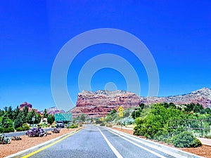 Hiking in a beautiful Sedona Arizona USA