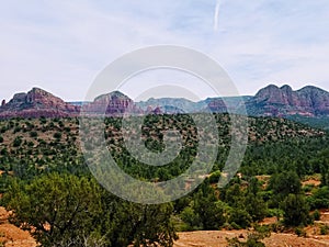 Hiking in a beautiful Sedona Arizona USA