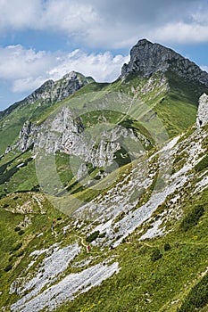 Hiking in the Belianske Tatras mountain, Slovakia