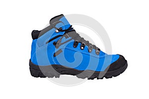 A hiking boot. Isolated on white background - Imagem