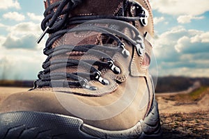 Hiking boot outdoor