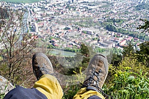 Hiking boots and shoes