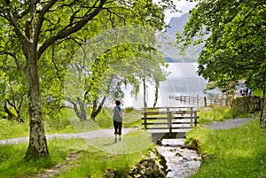 Hiking beside Buttermere