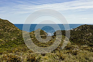 Hiking on CamÃ­ de Ronda trail, Cap de Creus