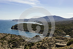 Hiking on CamÃ­ de Ronda trail, Cap de Creus