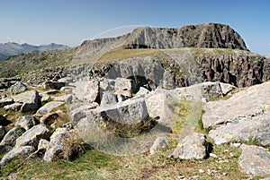 Hiking close to San Pellegrino Pass