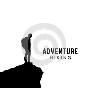 Hiking club expedition logo